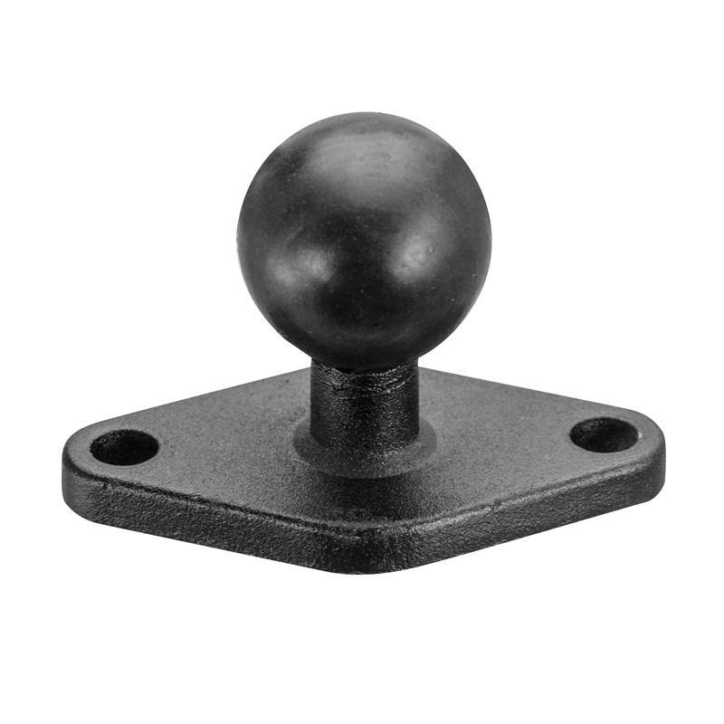 Arkon APD2MAMPS25 Diamond-Shaped Metal 25mm (1 inch) Ball to 2-Hole AMPS Compatible Adapter (sku 55949) - BuyBits Ltd UK
