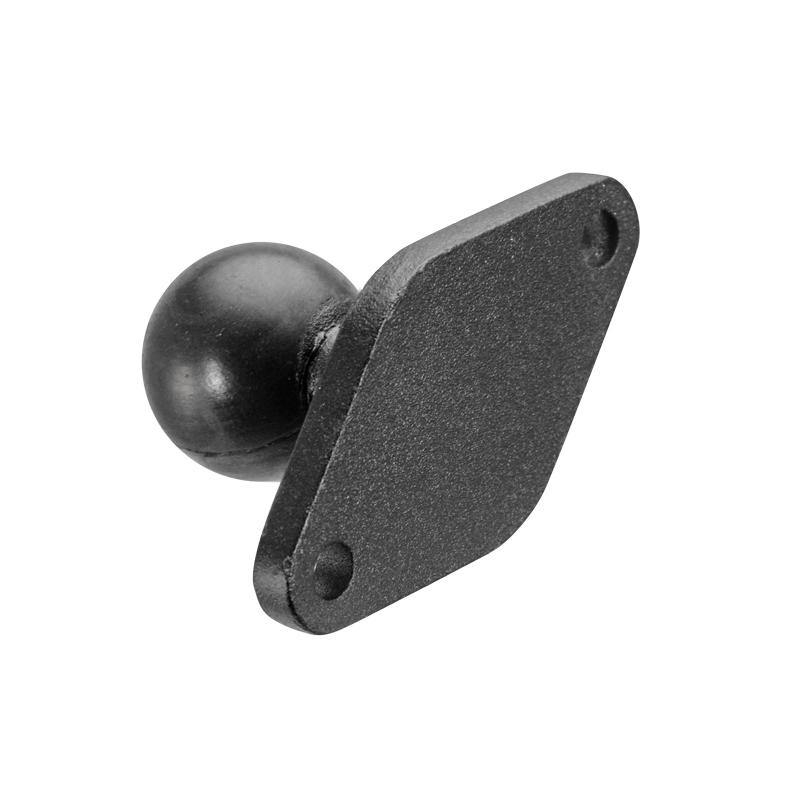 Arkon APD2MAMPS25 Diamond-Shaped Metal 25mm (1 inch) Ball to 2-Hole AMPS Compatible Adapter (sku 55949) - BuyBits Ltd UK
