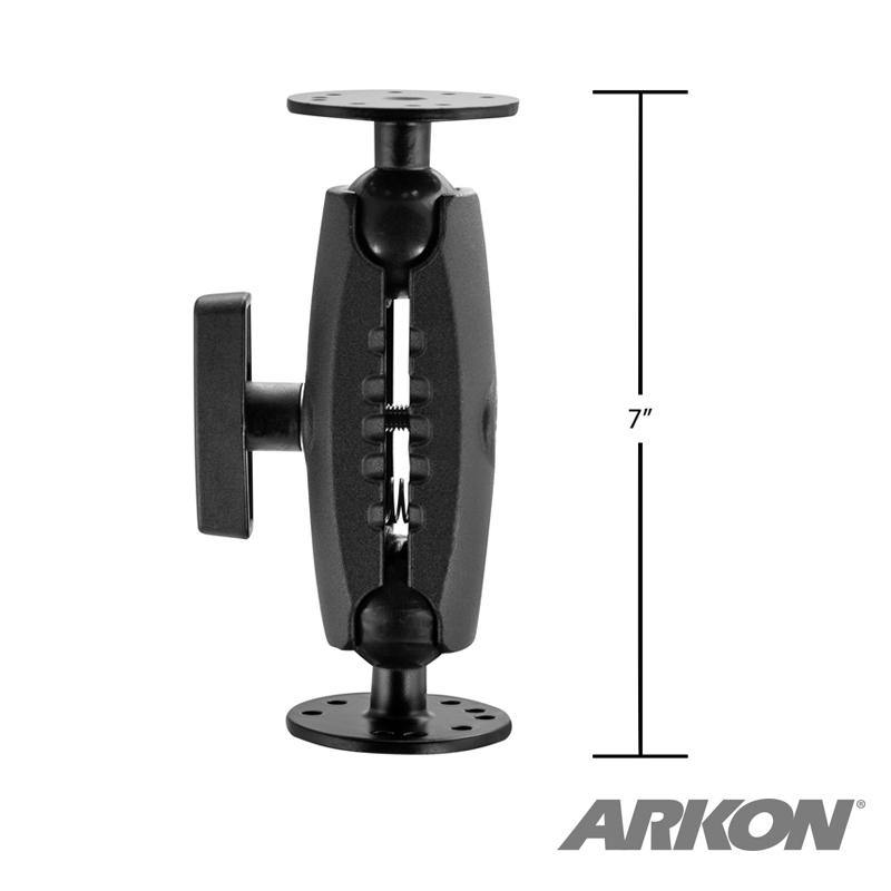 Arkon RM2XCMAMPS38 4-Hole AMPS Drill Base Mount with Circular Metal AMPS Drill Base and Head (sku 55954) - BuyBits Ltd UK