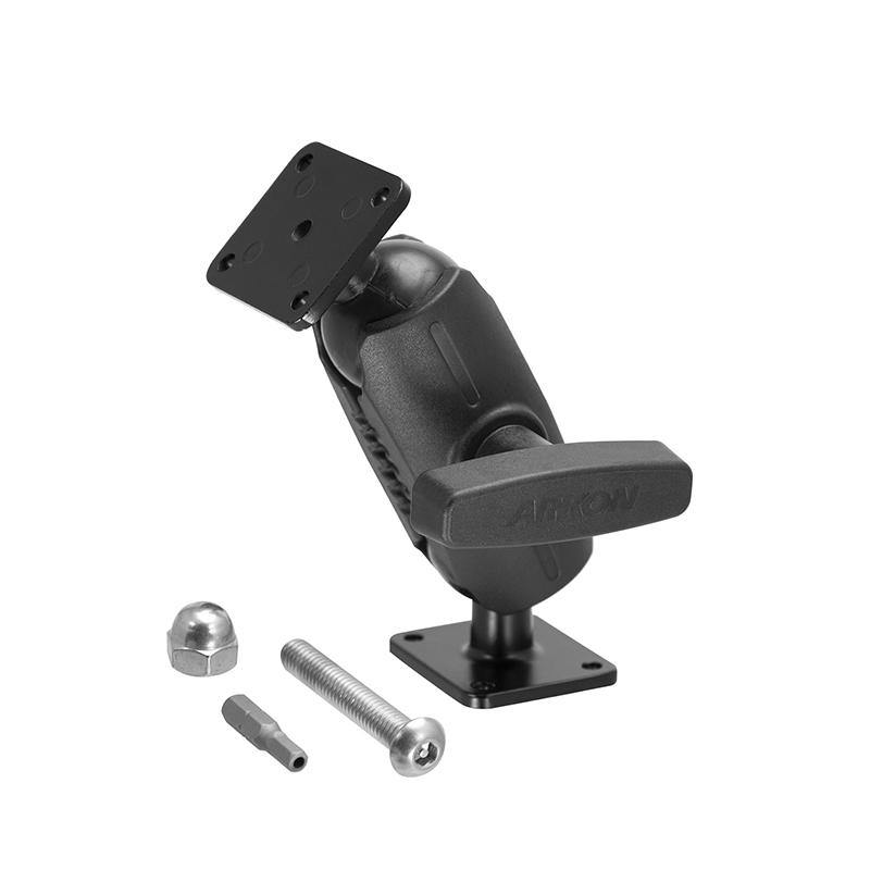 Arkon RM38352XMAMPSSH Robust 5.4 inch Metal AMPS Mount with Security Hardware - 38mm (1.5 inch) Ball Compatible (sku 55957) - BuyBits Ltd UK