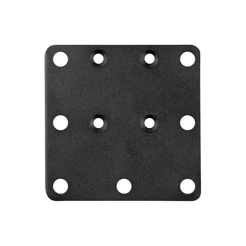 Arkon SP92AMPSPLATE Square Mounting Backer Plate Adapter with 4-Hole AMPS Drilled Base Pattern (sku 59207)