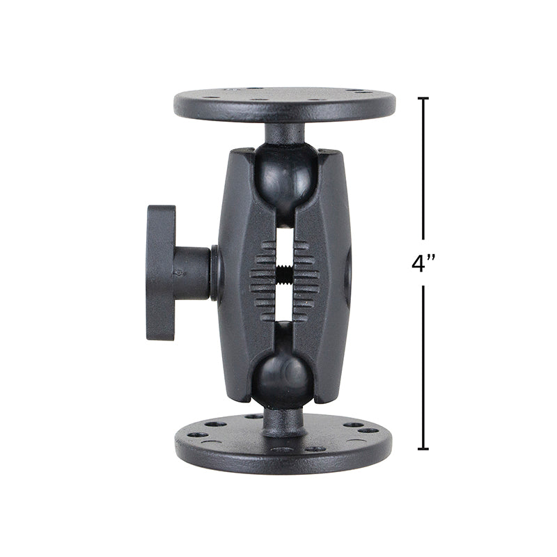 Arkon RMS2XCMAMPS 4-Inch Heavy-Duty 4-Hole AMPS Mount (sku 59204)