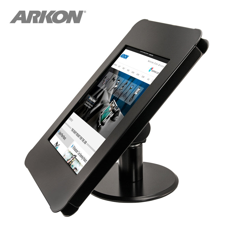 Arkon TAB05219KIT Locking Swivel Counter Top Tablet Holder for iPad - BLACK (sku 35953)