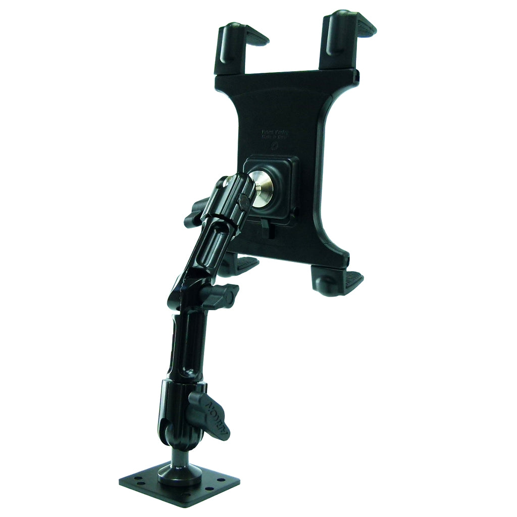 Adjustable Arkon Tablet Mount fits iPad 9.7 6th Gen (2018) for Cabinets Counter Tops Walls (sku 42743)
