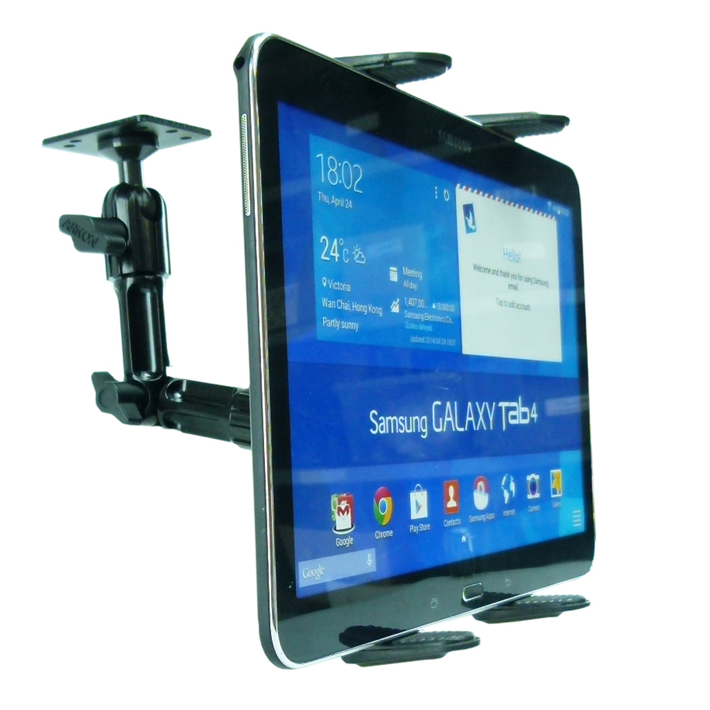 Arkon Heavy-Duty Tablet Mount with Fully Adjustable 8" Arm fits Samsung Galaxy Tab 4 (10.1") (sku 36360)