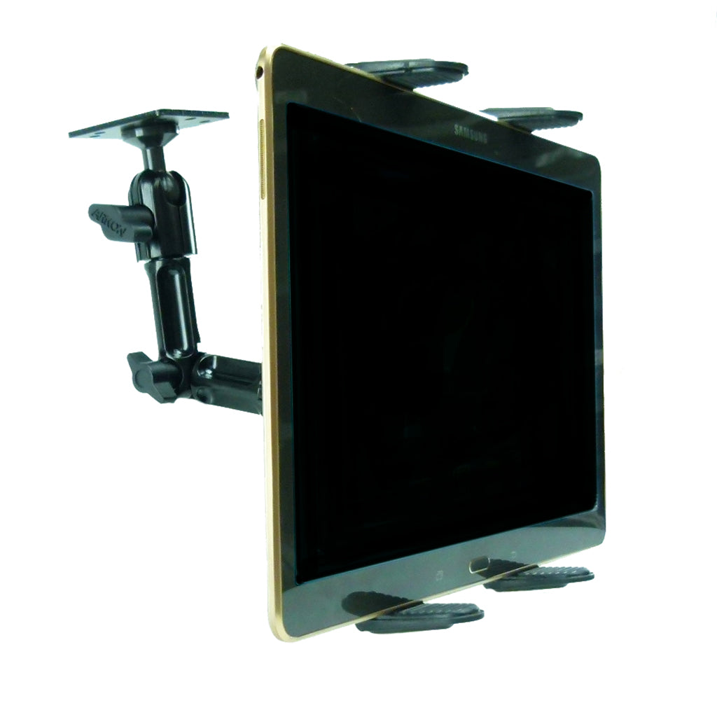 Arkon Heavy-Duty Tablet Mount with Fully Adjustable 8" Arm fits Samsung Galaxy Tab E (9.6") (sku 36363)
