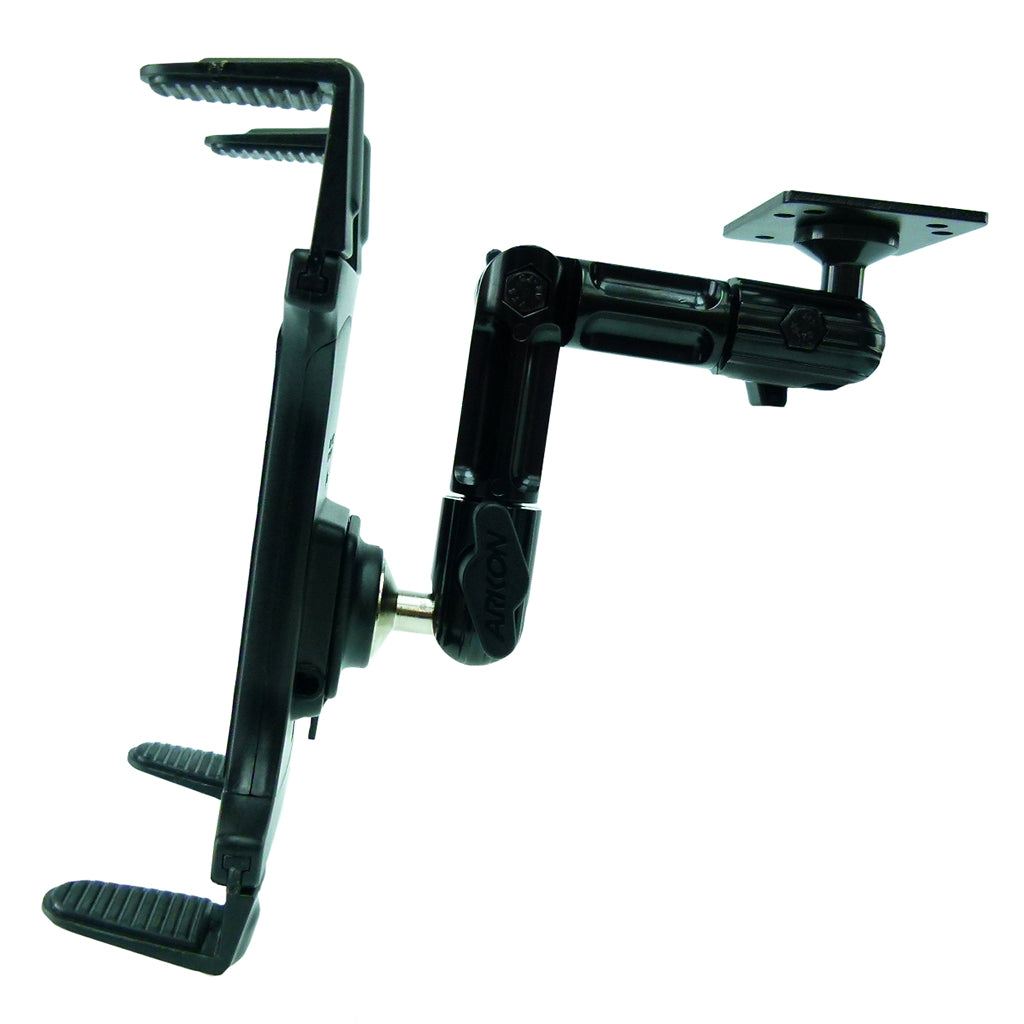 Adjustable Arkon Tablet Mount fits iPad 9.7 6th Gen (2018) for Cabinets Counter Tops Walls (sku 42743)