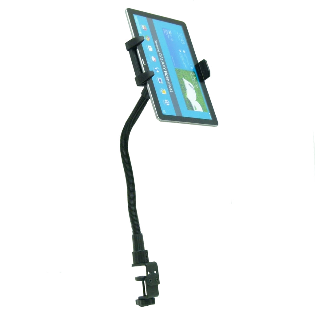 Arkon Heavy-Duty 22" Gooseneck Tablet Table Clamp Mount w- Quick Release Holder fits Samsung Galaxy Note Pro (12.2") (sku 36351)