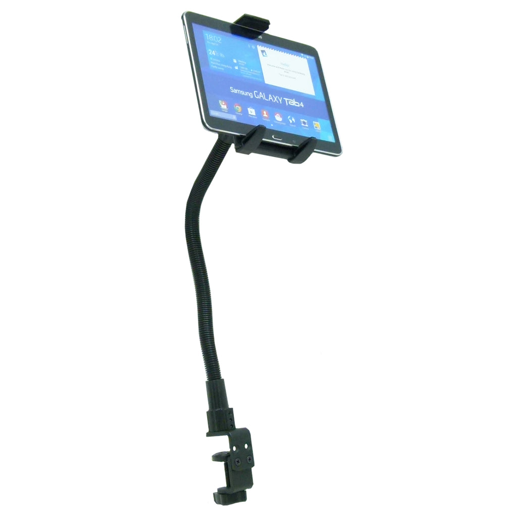 Arkon Heavy-Duty 22" Gooseneck Tablet Table Clamp Mount w- Quick Release Holder fits Samsung Galaxy Tab 4 (10.1") (sku 36342)