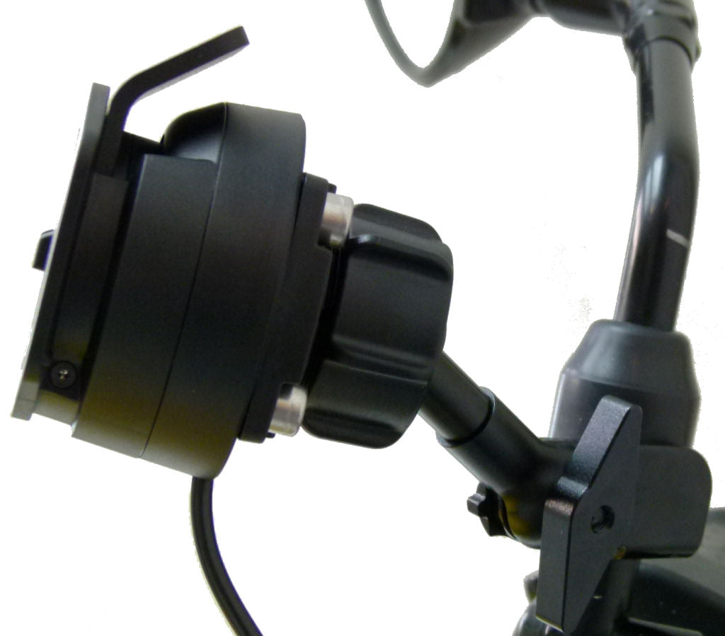 Motorcycle Mirror M8 M10 Hole Attachment Mount with AMPS Adapter for TomTom Rider 410 (sku 34712)