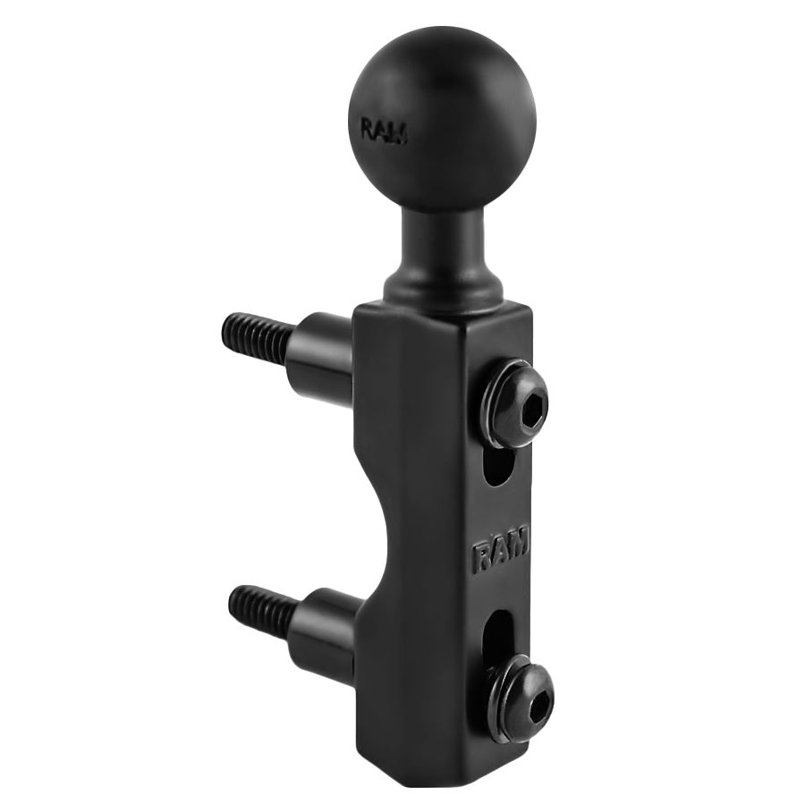 RAM UNIVERSAL MOTORCYCLE HANDLEBAR BASE WITH SINGLE 1inch BALL RAM-B-309-1 (SKU 3736)