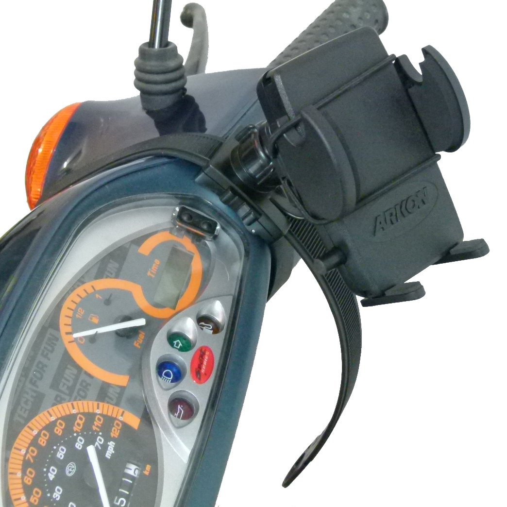 Scooter - Moped Collar Mount with Adjustable Holder for iPhone 6S (sku 48421) - BuyBits Ltd UK