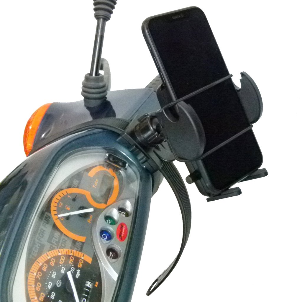 Scooter - Moped Collar Mount with Adjustable Holder for iPhone 6S (sku 48421) - BuyBits Ltd UK