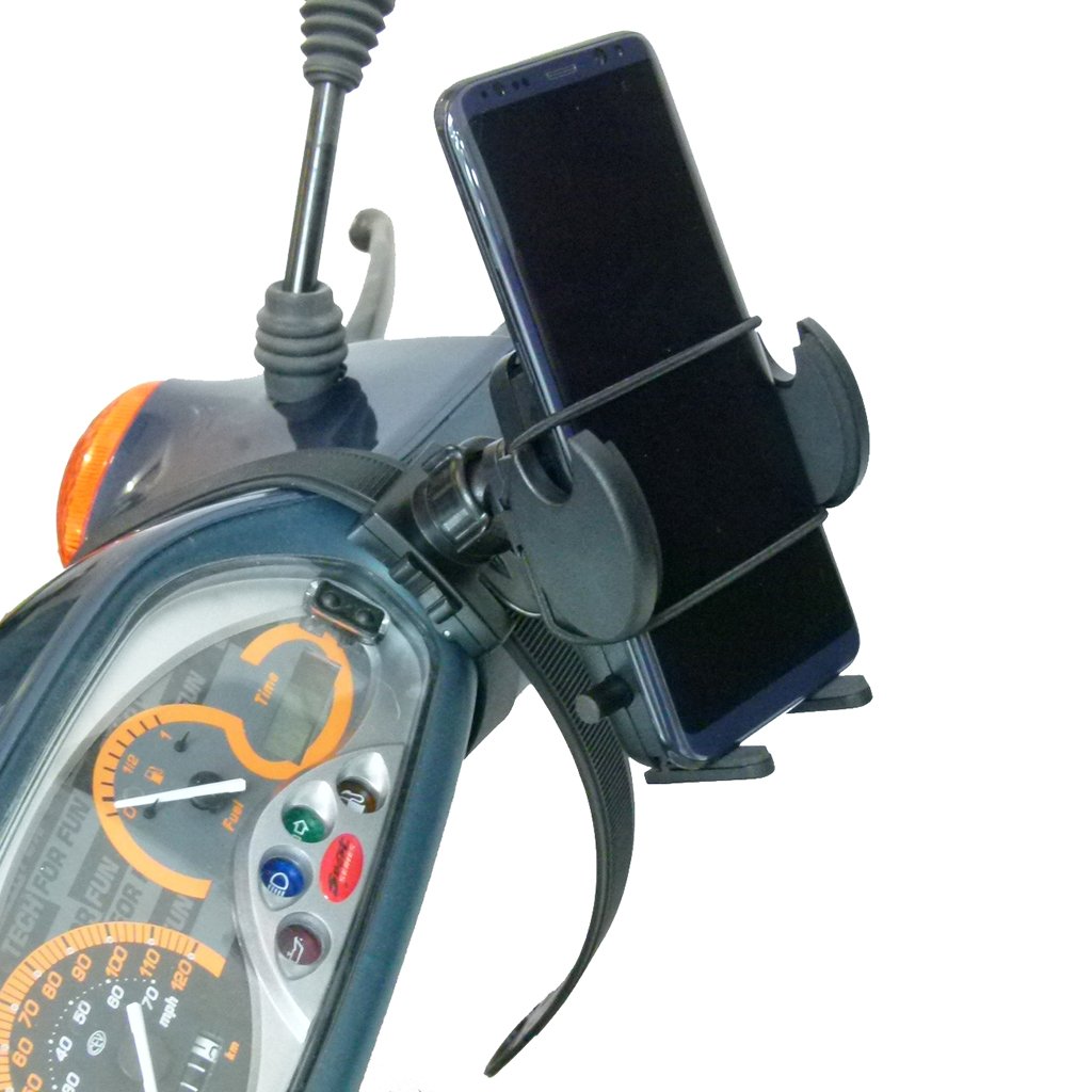 Scooter - Moped Collar Mount with Adjustable Holder for Samsung Galaxy S10 Lite (sku 50779) - BuyBits Ltd UK