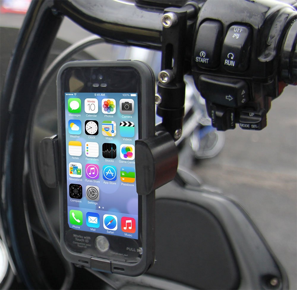 Active &amp; Connected Techgripper Bike Motorcycle Control Mount fits Samsung Galaxy S8+ (sku 36834)