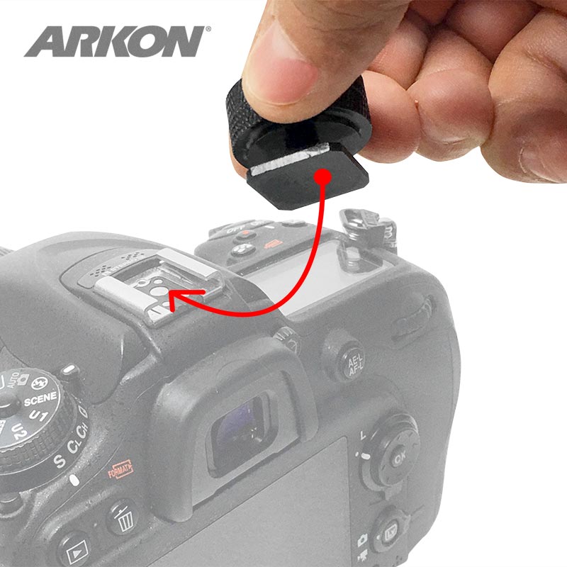 Arkon SPSH1420 Camera Hot Shoe to 1-4"-20 Camera Bolt Pattern Adapter (sku 41114)