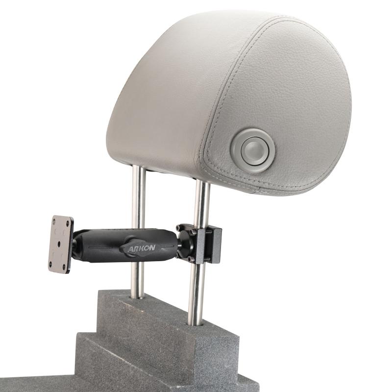 Arkon HM425RMAMPS Robust Car Headrest Mount Pedestal with 4-Hole AMPS Head (sku 50226) - BuyBits Ltd UK