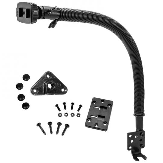 Arkon CM088-G17-SBH Car Seat Rail or Floor Mounting Pedestal with 15" Gooseneck - Dual-T Compatible (sku 41246)