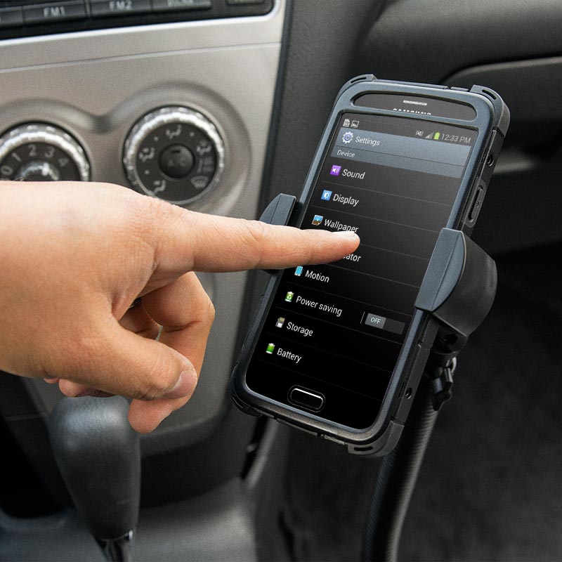 Arkon RV188 RoadVise iPhone Car Seat Rail Mount (sku 41157)