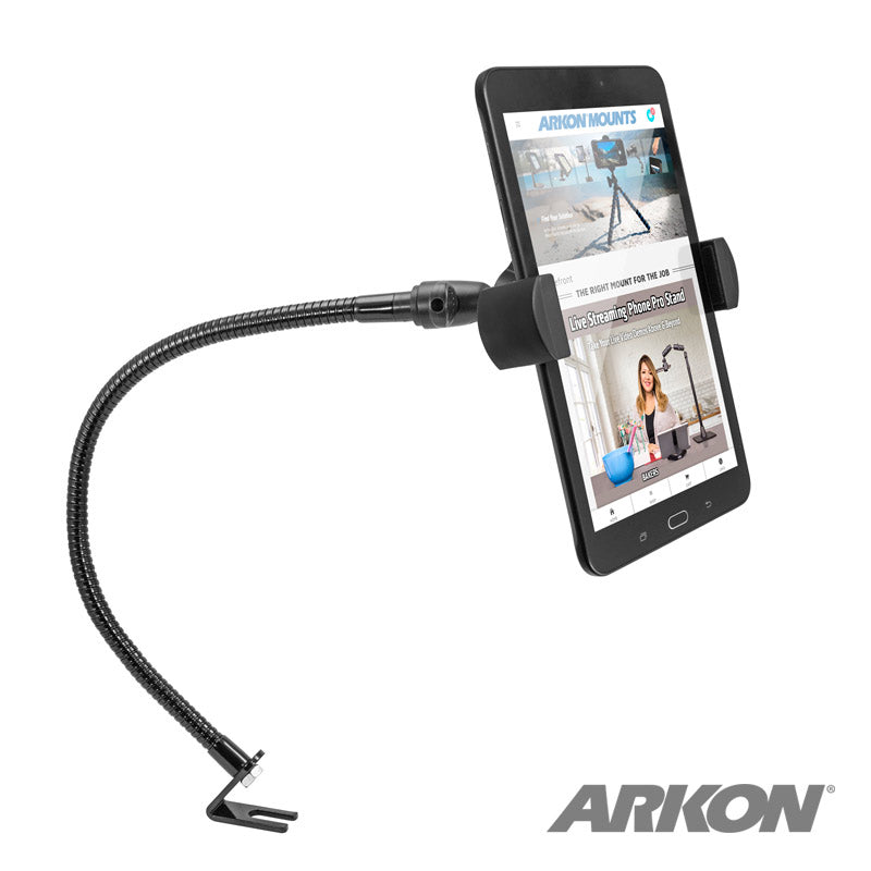 Arkon XL092-L23 RoadVise XL Car Seat Rail Mount for iPhone 7, 6S Plus, Galaxy Note 5, S8, Galaxy Tab (sku 41097)