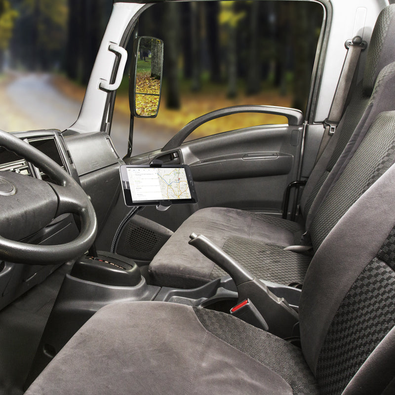 Arkon XL092-L23 RoadVise XL Car Seat Rail Mount for iPhone 7, 6S Plus, Galaxy Note 5, S8, Galaxy Tab (sku 41097)