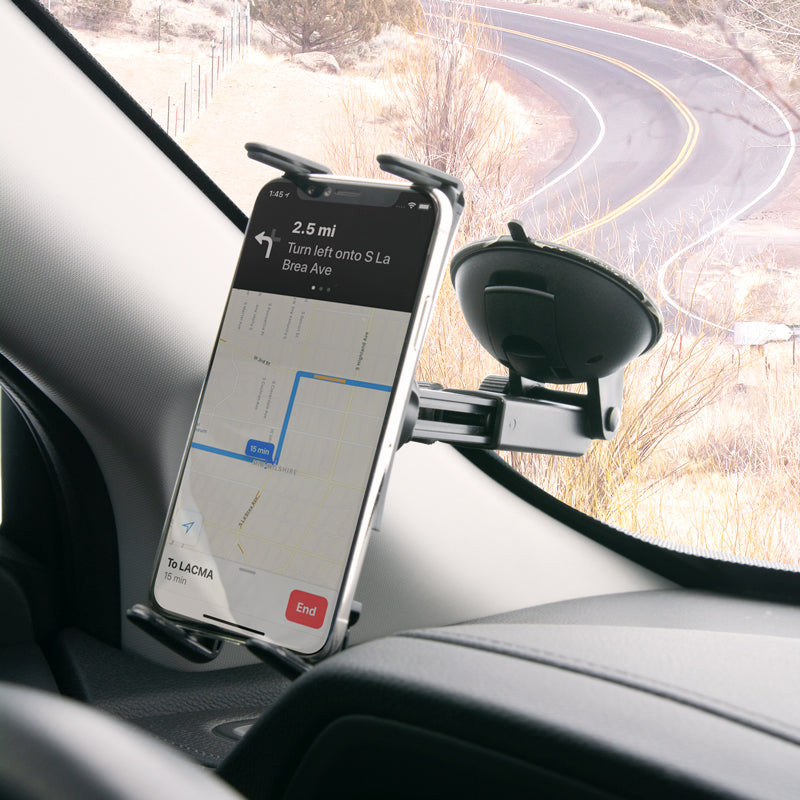 Arkon SM67622MM Windshield Suction Smartphone and Midsize Tablet Mount with Extension Arm (sku 43950)