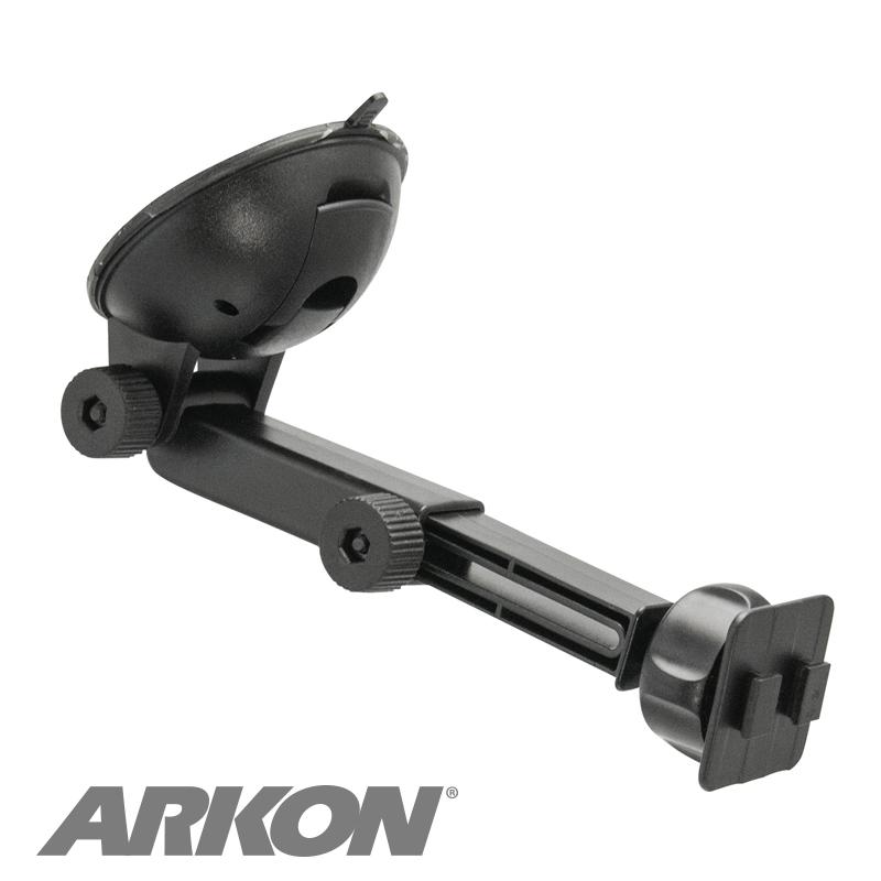 Arkon GN07622MM2T Windshield Suction Mount Pedestal with Extension Arm - Dual-T Compatible (sku 50499) - BuyBits Ltd UK