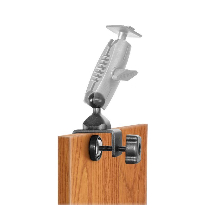 Arkon SP25MMCLAMP 25mm Swivel Ball to C-Clamp Mounting Pedestal (sku 55975) - BuyBits Ltd UK