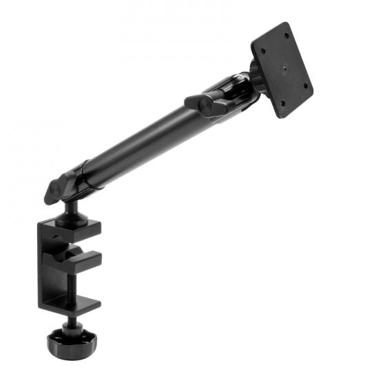 Arkon HD004AMPS Heavy-Duty Clamp Mounting Pedestal with 10 inch Arm - 4-Hole AMPS Compatible (sku 41194)