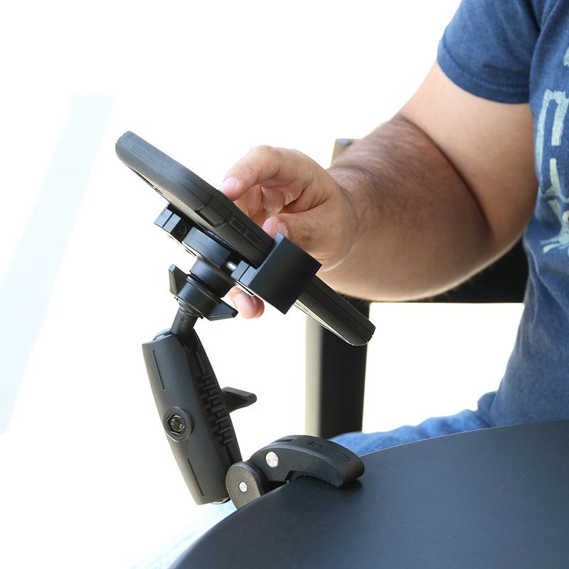 Arkon XLRMCPM RoadVise XL Robust Clamp Phone or Tablet Mount with Security Knob (sku 47855) - BuyBits Ltd UK