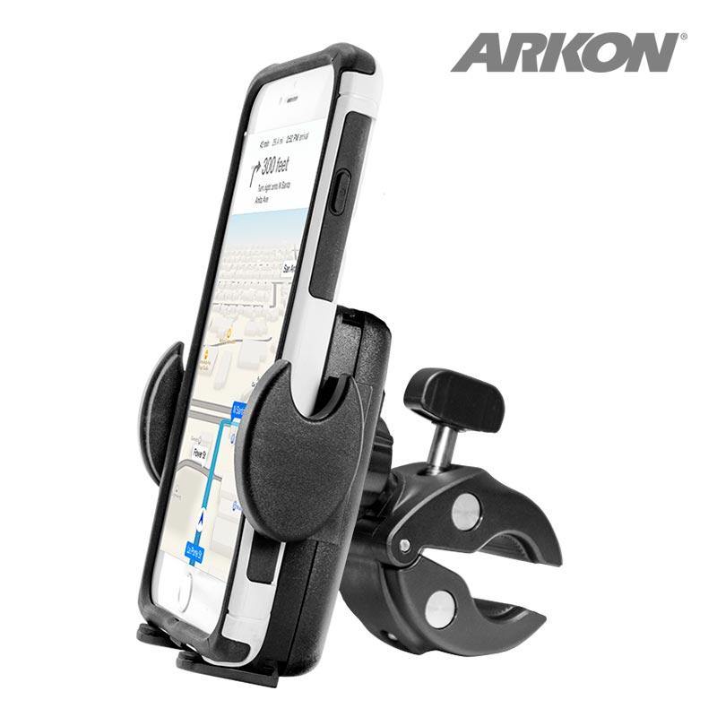 Arkon SM431 Clamp Post Phone Mount Holder for iPhone 11, XS, XR, X, Galaxy Note 10 (sku 56038) - BuyBits Ltd UK