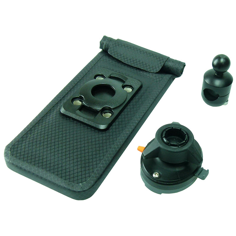 Compact Crossbar mount &amp; TiGRA U Pouch Universal Phone Holder (sku 45556)