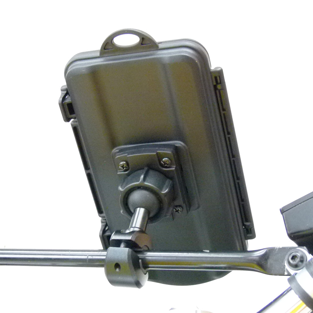 Motorcycle Rail - Crossbar Mount &amp; Waterproof Case for Samsung Galaxy Note 5 (sku 32493)