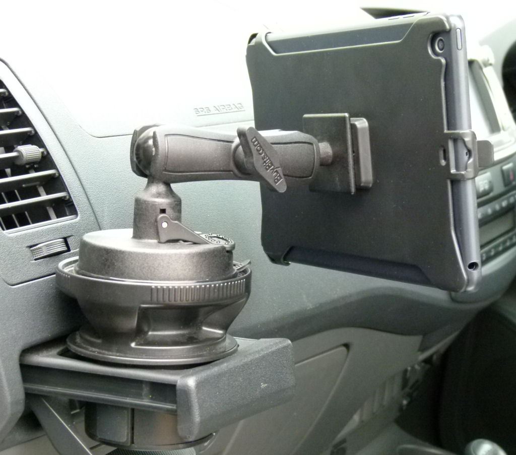 Dedicated Vehicle Car Drink - Cup Holder Base Tablet Mount for iPad Mini 2019 (sku 50611) - BuyBits Ltd UK