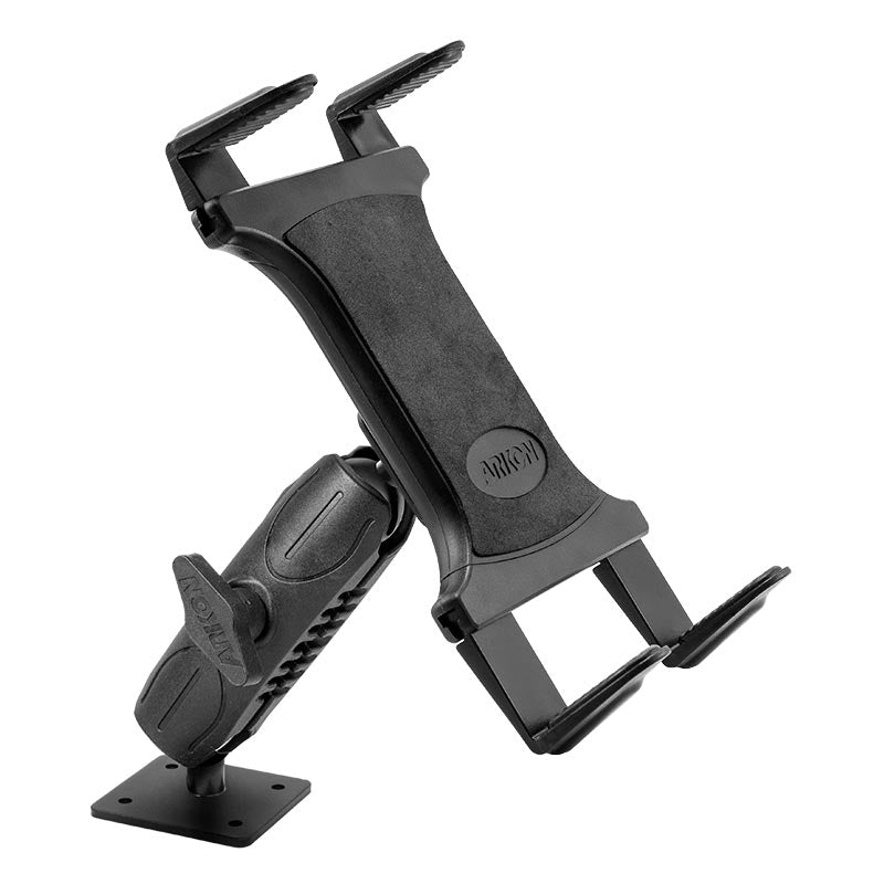 Arkon TABRMAMPS-MET Drill-Base Tablet Mount for Apple iPad Air 2, iPad Pro, iPad 4, 3, 2, Samsung Galaxy Tablets (37261)