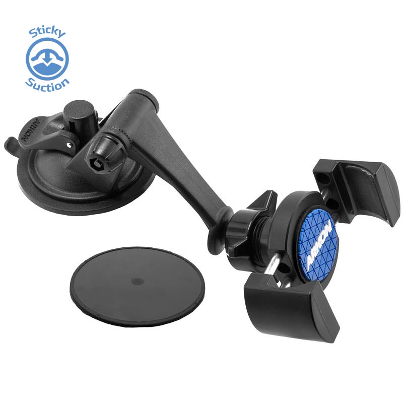 Arkon RV179 RoadVise Car Mount - Sticky Suction Windshield or Dashboard Mount (sku 41159)