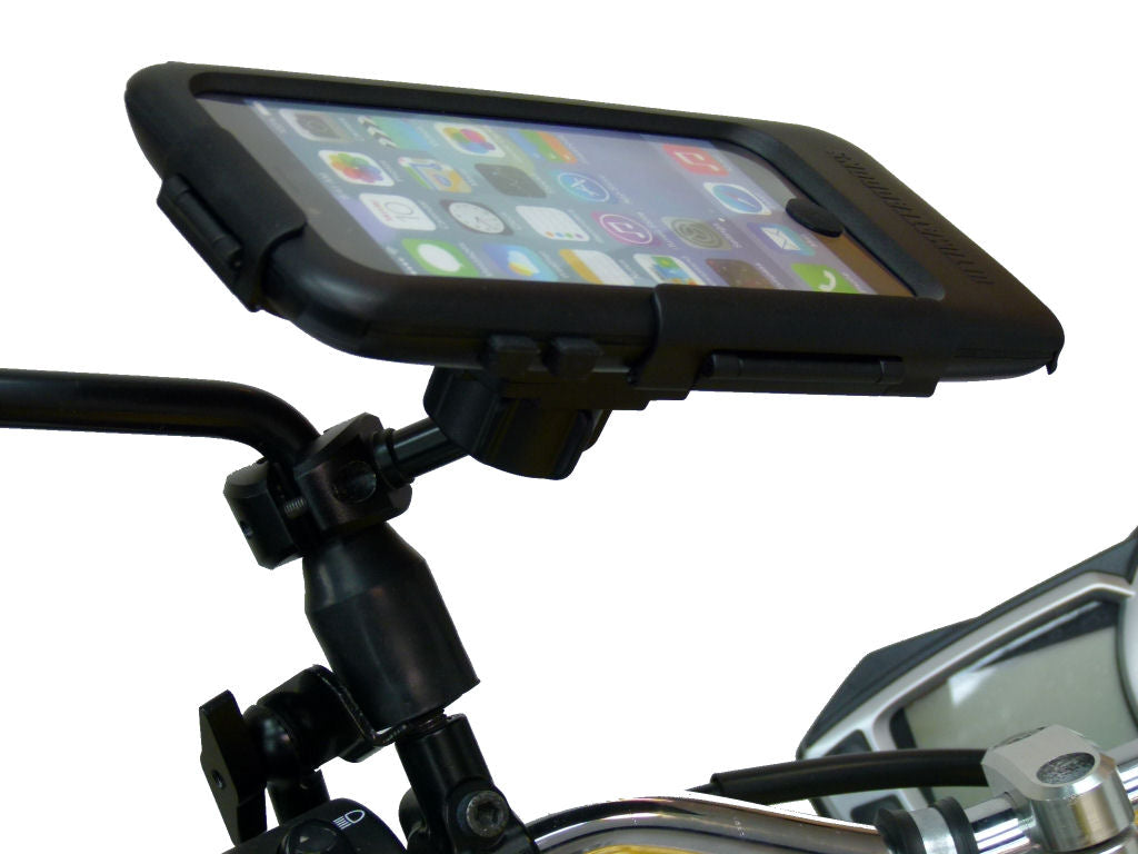 Waterproof Bike Motorcycle Scooter Tough Case Mirror Mount for iPhone 8 PLUS (sku 44527)