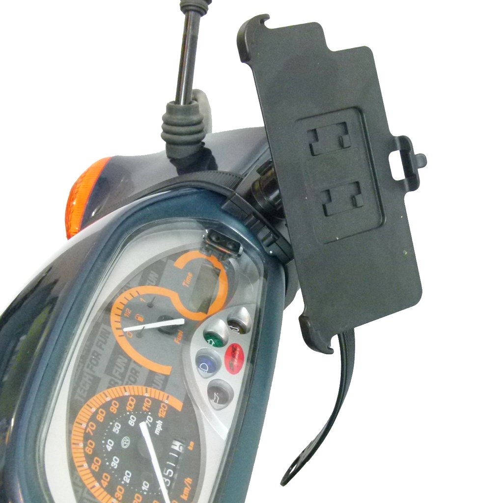 Scooter - Moped Collar Mount with Dedicated Cradle for iPhone 8 (sku 48485) - BuyBits Ltd UK