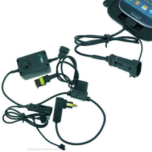 Motorcycle Hella - DIN - BMW Style Power Cable for Samsung Galaxy S2 SII i9100 (sku 13994)