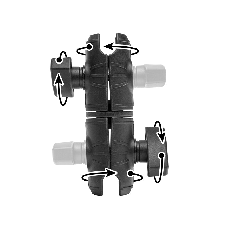 Arkon SPRMSWA 4.25 inch Robust Double Socket Swivel Shaft Arm (sku 59197)