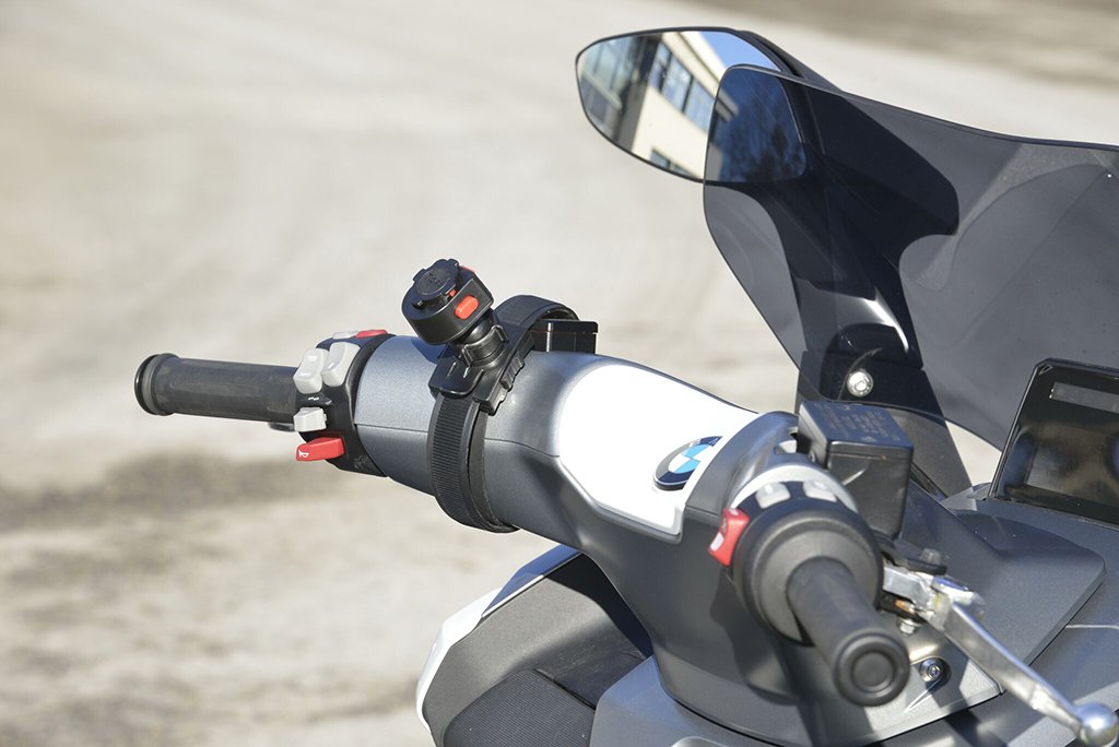Scooter - Moped Collar Mount with Adjustable Holder for Samsung Galaxy Note 10 Lite (sku 50876) - BuyBits Ltd UK