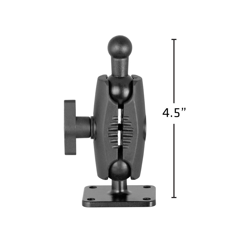 Arkon RMSMAMPS2517 Robust 4-Hole AMPS Drilled-Base Mount - 17mm Ball Compatible (sku 59213)