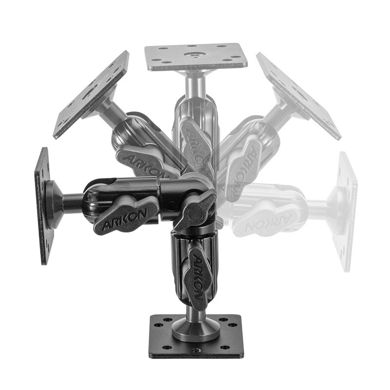 Arkon HD010AMPS Heavy-Duty Multi-Angle AMPS Drill-Base Mounting Pedestal with AMPS Head (sku 36735)