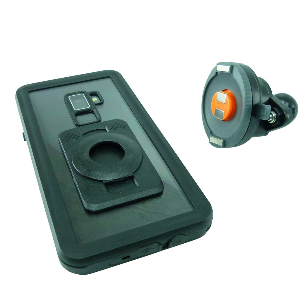 1"-25mm Ball Adapter &amp; TiGRA FITCLIC Neo Case DRY for iPhone XS (sku 45920) - BuyBits Ltd UK