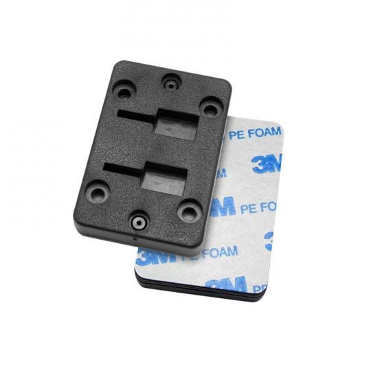Arkon AP015-3M Horizontal Female Dual T-Slot to 4-Hole AMPS Adapter with 3M Adhesive Back (sku 37963)