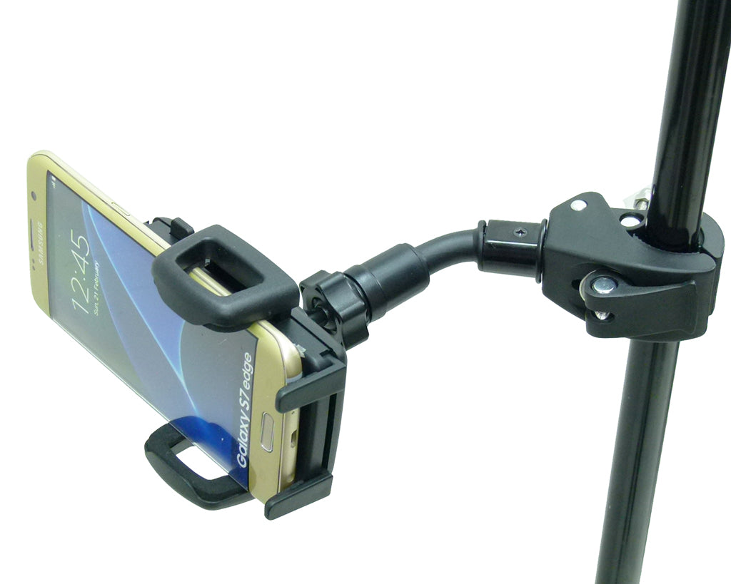 Quick Fix Compact Music Mic Stand Phone Mount for Samsung Galaxy S7 Edge (sku 35405)