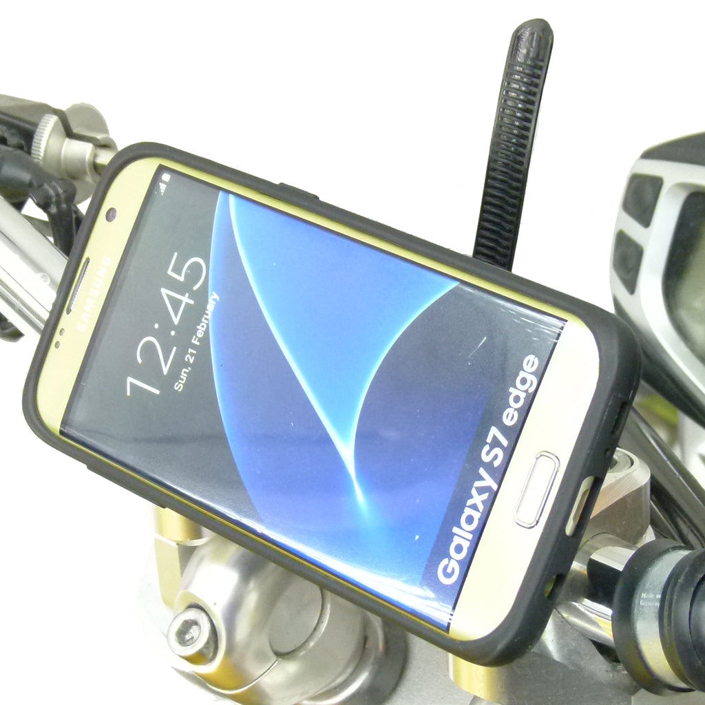 TiGRA MountCase Motorcycle Mount with Rain Guard for Samsung Galaxy S7 EDGE (sku 35127)