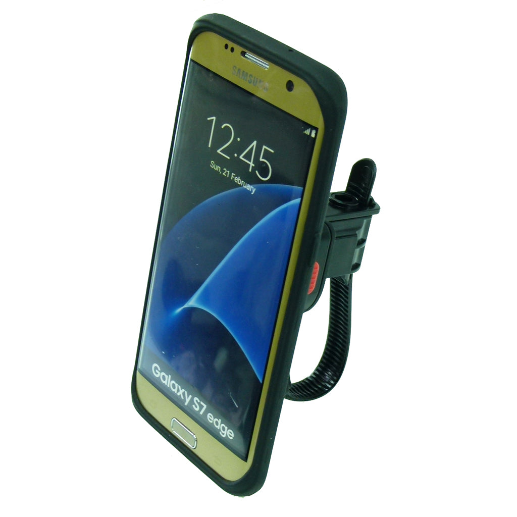 TiGRA MountCase Motorcycle Mount with Rain Guard for Samsung Galaxy S7 EDGE (sku 35127)