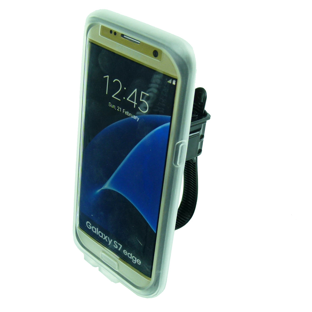 TiGRA MountCase Motorcycle Mount with Rain Guard for Samsung Galaxy S7 EDGE (sku 35127)