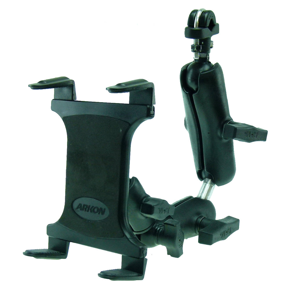 Extended Wheelchair Rail - Tube Mount Tablet Holder for Amazon Kindle Fire 7" (sku 33016)
